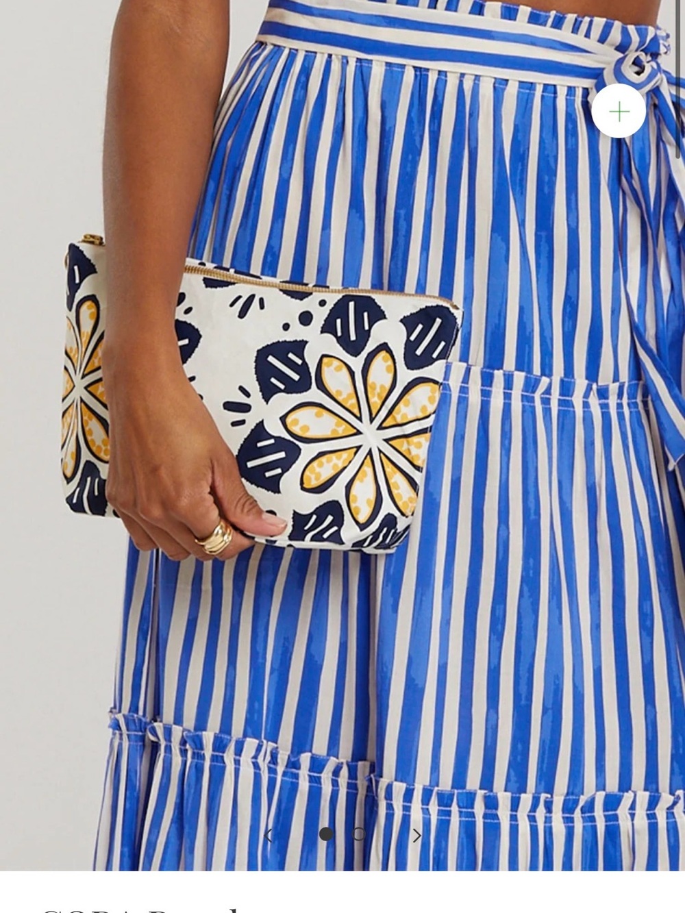 NWT Lem Lem Adey Soleil Zippered Beach Pouch
